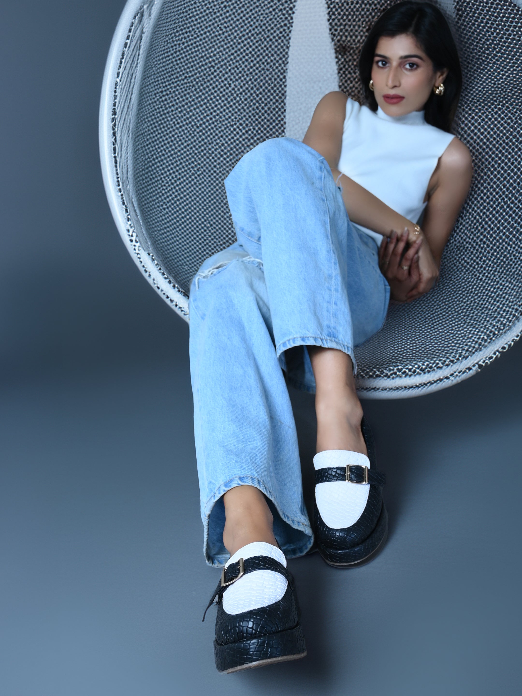 Textured Slip-on Loafers