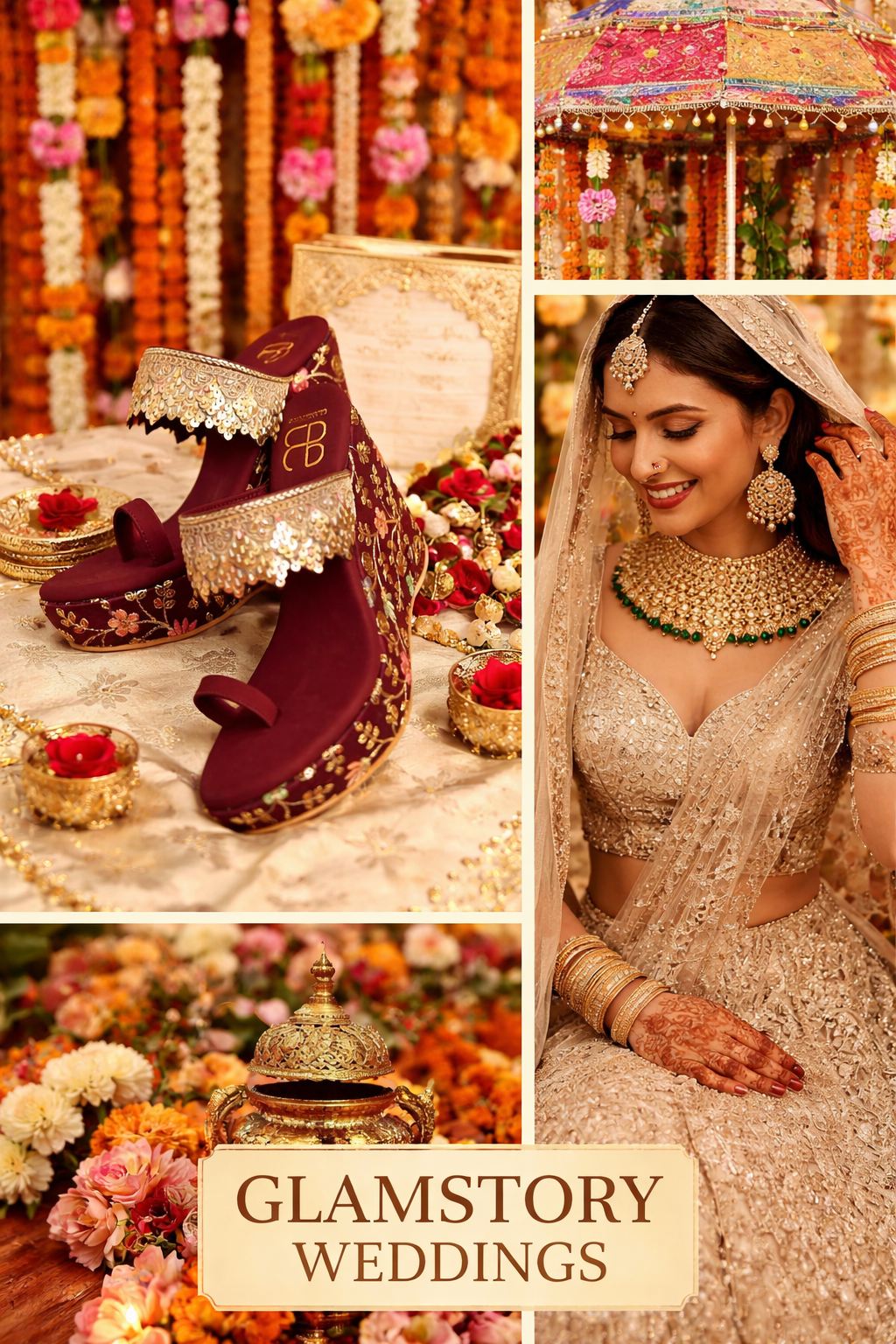 Party Pop Purple Ethnic Wedge Heels