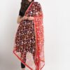 Red Color Dupatta for Women